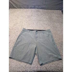 Vuori Mens Gray Athletic Shorts Size 36 Casual Golf Activewear Gym